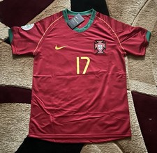 Portugal 2006 World Cup Home Jersey C. Ronaldo 17 Brand Size L Rare New With Tag picture