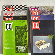 Vintage 1967 CQ The Radio Amateur's Journal Magazine Lot - 8 Issues Ham Radio picture