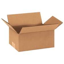 GRAINGER APPROVED 11K616 PK 25 Shipping Box,9x6x4 in 11K616 picture