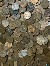 BULK REDUCED PRICE One pound Pre-1982 Copper Pennies: 95 percent Pure Lincoln picture