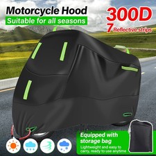 Waterproof Heavy Duty 4XL Motorcycle Cover For Outside Storage Snow Rain Sun UV picture