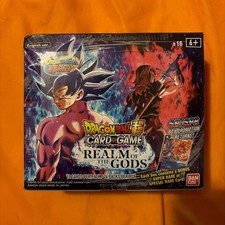 DRAGON BALL SUPER DBS TCG REALM OF THE GODS Booster Box 24 Packs FACTORY SEALED picture