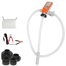 3.2 GPM Fuel Transfer Pump w/ Auto-stop 4 Adapters, Gas Pump, AA Battery Gift picture