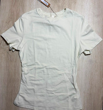 SKIMS Cotton Jersey T-Shirt in Bone Size Medium NWT picture