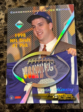 Peyton Manning / Ryan Leaf 1998 Collector's Edge Draft Picks Jumbo RC /1998 picture