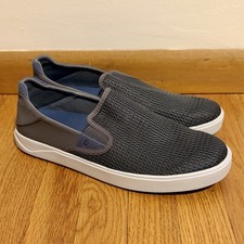 OluKai Men’s LAE'AHI Beach Shoes Pavement Grey Size 11.5 MSRP $120 picture