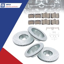 Front & Rear Disc Brake Rotors & Ceramic Pads S-31449 For Lexus IS350 2006-13 picture