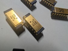 3x Vintage NOS HP 6N134 9815 Hermetic Optocoupler Ceramic CDIP-16 Gold 1988 picture