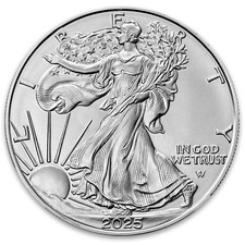 US Mint $1 American Silver Eagle Coin 1 oz BU (Random Year) picture
