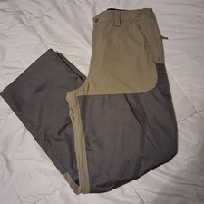 L.L Bean Upland Briar Field Double knee Hunting/Outdoors Pants Two Tone Tan/Gray picture