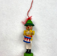 Steinbach Nutcracker Drummer Ornament Germany 5.5 inch Wooden Figurine picture