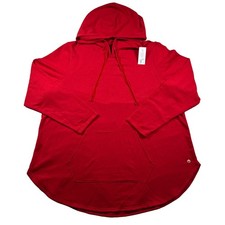 NWT Livi Lane Bryant Red Soft Lightweight Hoodie Active Plus 18/20 New picture