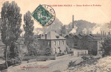 Old postcard 59 VILLERS SIRE NICOLE / FACTORIES SCULFORT ET FOCEDEY picture