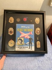 VINTAGE CAPTAIN MIDNIGHT OVALTINE LOT WITH QUEEN OF SHEBA INITIAL PRINTING RING picture