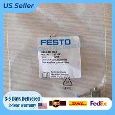 US FREE TAX 10PCS New Festo GRLA-M3-QS-3 175041 One-way flow control valve picture