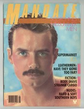 Mandate 1984 Alan Matthew, Naakkve, Malexpress, TCS 98pgs Gay Magazine M40383 picture