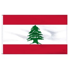 Lebanon Flag 3x5ft Flag of Lebanon Lebanese Flag 3x5 House Flag 100D picture