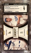 Topps 2025 Welcome to the Club MVP Dual Ohtani/Campanella D8 CGC MINT 9 picture