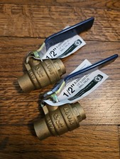 Lot of 2 - LEGEND Ball VALVE 101-423NL Forged Brass Full Port Ball Valve 1/2