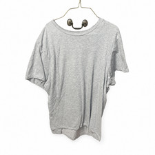 GAP Original XL Gray Short Sleeve Wide Neck T-Shirt picture