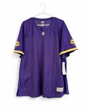 NWT Minnesota Vikings Men’s 2XL Football NFL Pro Line Vintage Blank Jersey picture