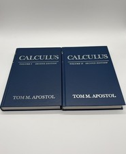 Tom M Apostol Calculus Volumes I & II 2nd Edition Hardcover Set Wiley picture