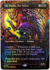 MTG Ob Nixilis, the Fallen (Foil) Secret Lair Countdown Kit 15 LP - NM picture