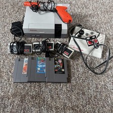 Original Nintendo Entertainment System NES Console w Accessories & Games TESTED✅ picture