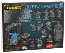 Reaper 44151 Crypt of the Dwarf King Bones Black Dungeon Dwellers Encounters D&D picture