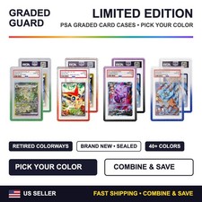GradedGuard PSA Graded Card Case Guard Protector Limited Edition Pick Your Color picture