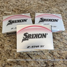 Srixon Z-Star XV Golf Balls Pure White (3 Dozen) Golf Balls NEW picture