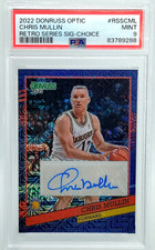 Chris Mullin AUTO PSA 9 CHOICE 2022-23 Donruss Optic Retro Series Autograph HOF picture