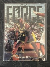 1997-98 Topps Finest Force - Shaquille O'Neal Uncommon w Coating #148 LA Lakers picture