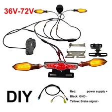 36V 48V 60V 72V Ebike HeadLight Front Rear Turn Flash Horn Brake Lights Kit picture