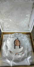 Cristal D’Albret G. Poillerat Chief Sitting Bull Paperweight w/ Box #32 LMT ED picture
