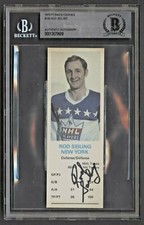 Rod Seiling #120 signed autograph auto 1970-71 Dad's Cookies Hockey Card BAS picture
