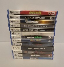 BRAND NEW LOT OF 13 PS5 GAMES - HELLDIVERS II/MILES MORALES/METAL GEAR SOLID picture