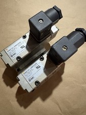 Lot of 2 SMC NVS4114-UIB9T0255 Pneumatic Solenoid Valves 120VAC NOS picture
