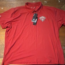NWT Antigua San Francisco 49ers 75th Anniversary Polo Shirt Red Men's 3XL picture