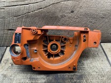 OEM Husqvarna Crankcase Half, Flywheel  Side, Models 385 390,  Cracked Used picture