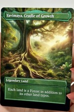Yavimaya, Cradle Of Growth Proxy Card with Custom designed art picture