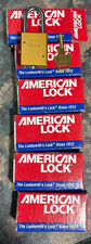 American Lock Series 1100 #0203CT Padlock – Lot of 6 locks with 1 Master Key picture