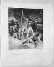 NAVY ADMIRAL HORATIO NELSON REVOLUTIONARY WAR ~ 1809 Art Print Engraving RARE picture