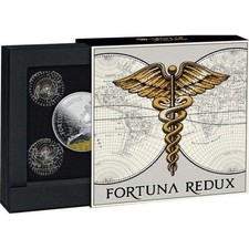 NIUE 2020 FORTUNA REDUX SILVER PROOF COIN MERCURY IN BOX picture