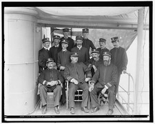 Photo:USS Maine Officers Group 1896 Battleship U.S. Navy Portrait picture