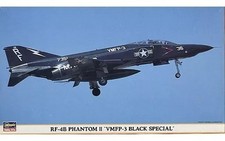 Hasegawa 1/72 RF-4B Phantom II VMFP-3 Black Special Plastic Model Kit 00056 picture