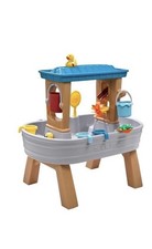 Step2 Signature Rain Showers Splash Tub Water Table 420600 Grey/Blue/Brown - New picture