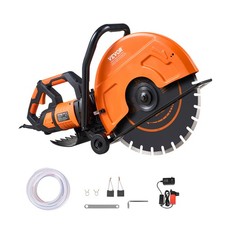 VEVOR 16'' Electric Concrete Saw Wet/Dry Saw Cutter with Water Pump and Blade picture