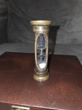 Bronze vintage Hourglass Threader Quite Rare Specimen Germany crushed crystal  picture