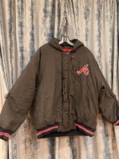Vintage Atlanta Braves Nike Starter Winter Jacket Mint Thick picture